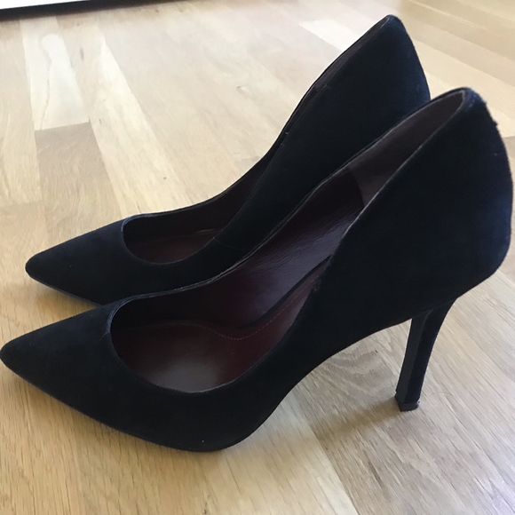 BCBGeneration Black Suede Pumps - Picture 1 of 5